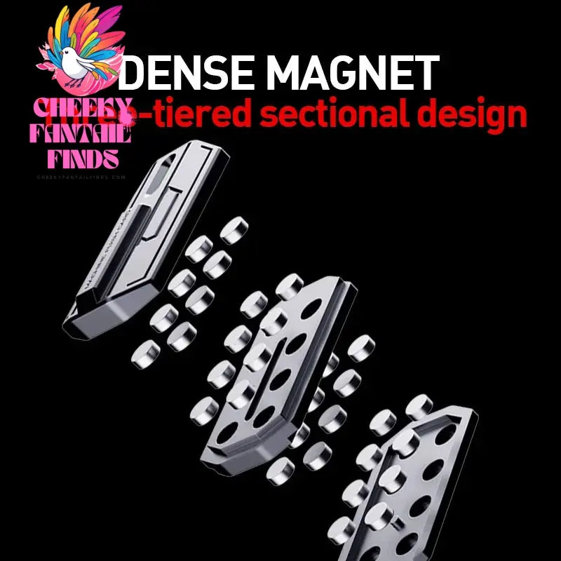 Fingertip Fidget Toys Luminous Slider Magnetic Haptic EDC Clicker Metal Hand Spinner ADHD Tool Anxiety Stress Relief Adult Toys Cheeky Fantail Finds