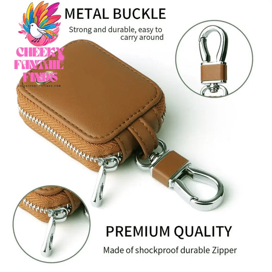 For Airpods 4 2024 Case Carrying Pouch PU Leather Bag Shockproof Earpods Cover Universal Bag Headphone Storage For AirPods Case Cheeky Fantail Finds