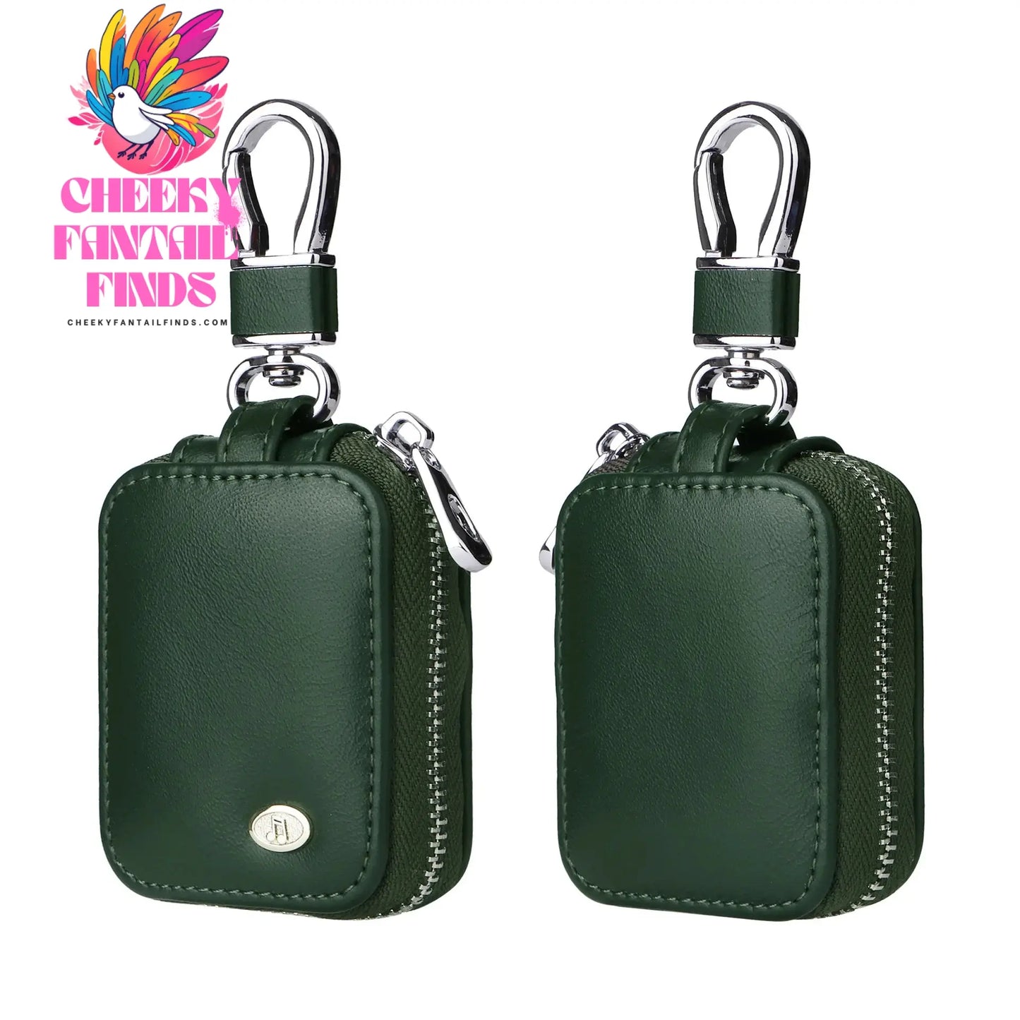 For Airpods 4 2024 Case Carrying Pouch PU Leather Bag Shockproof Earpods Cover Universal Bag Headphone Storage For AirPods Case Cheeky Fantail Finds