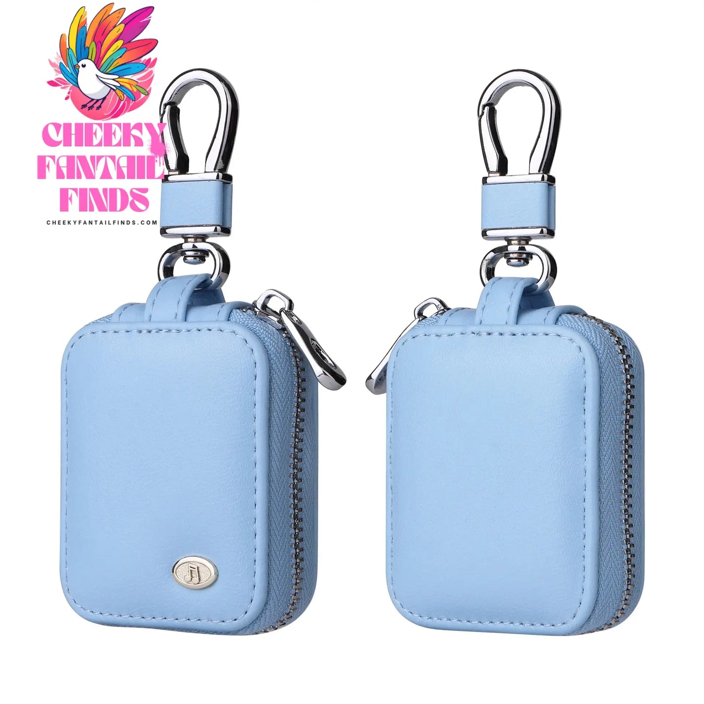 For Airpods 4 2024 Case Carrying Pouch PU Leather Bag Shockproof Earpods Cover Universal Bag Headphone Storage For AirPods Case Cheeky Fantail Finds