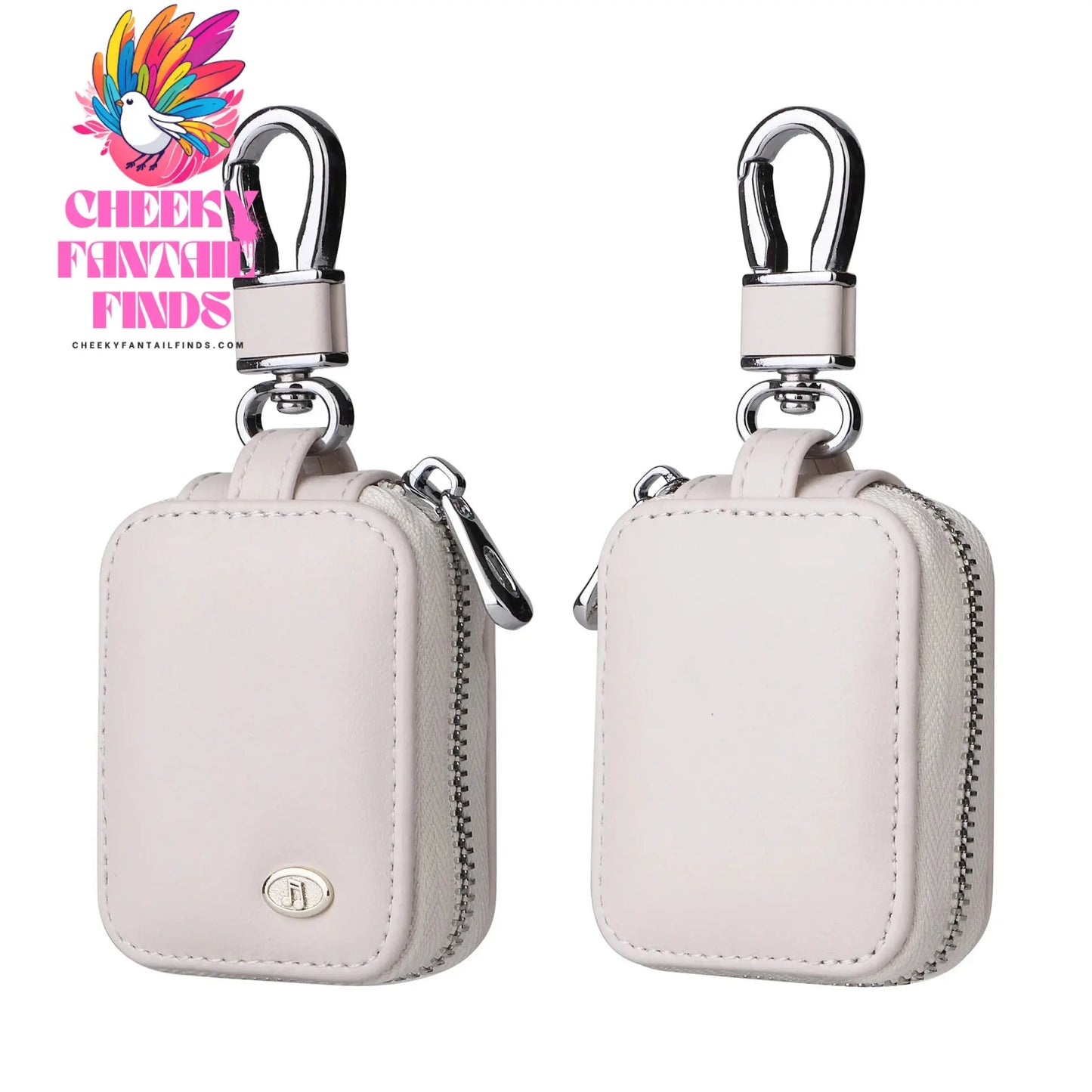 For Airpods 4 2024 Case Carrying Pouch PU Leather Bag Shockproof Earpods Cover Universal Bag Headphone Storage For AirPods Case Cheeky Fantail Finds