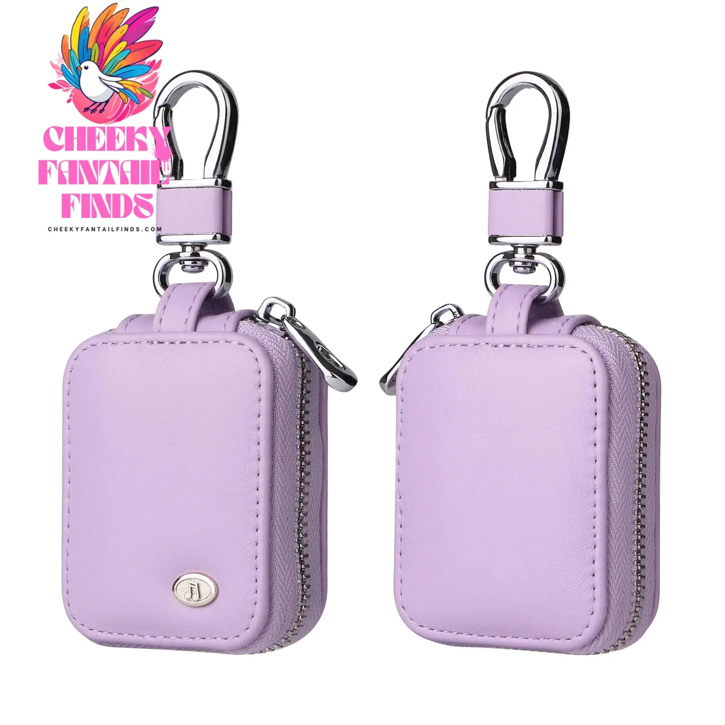 For Airpods 4 2024 Case Carrying Pouch PU Leather Bag Shockproof Earpods Cover Universal Bag Headphone Storage For AirPods Case Cheeky Fantail Finds