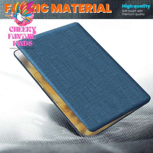 For MacBook Air 15 15.3inch M2 A2941 2023 2024 Air 13.6 Pro 16 14 13, Premium Fabric Case with Magnetic Stand Lightweight Shell Cheeky Fantail Finds