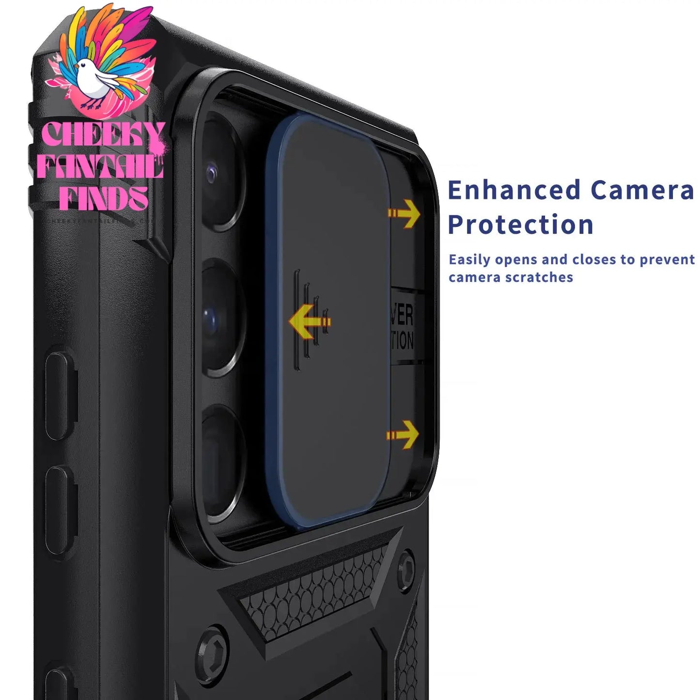 For Samsung Galaxy S21/S21 Ultra/S21 FE 5G Phone Case Hybrid Ring Kickstand Card Slot Camera Protection Shockproof Hard Cover Cheeky Fantail Finds