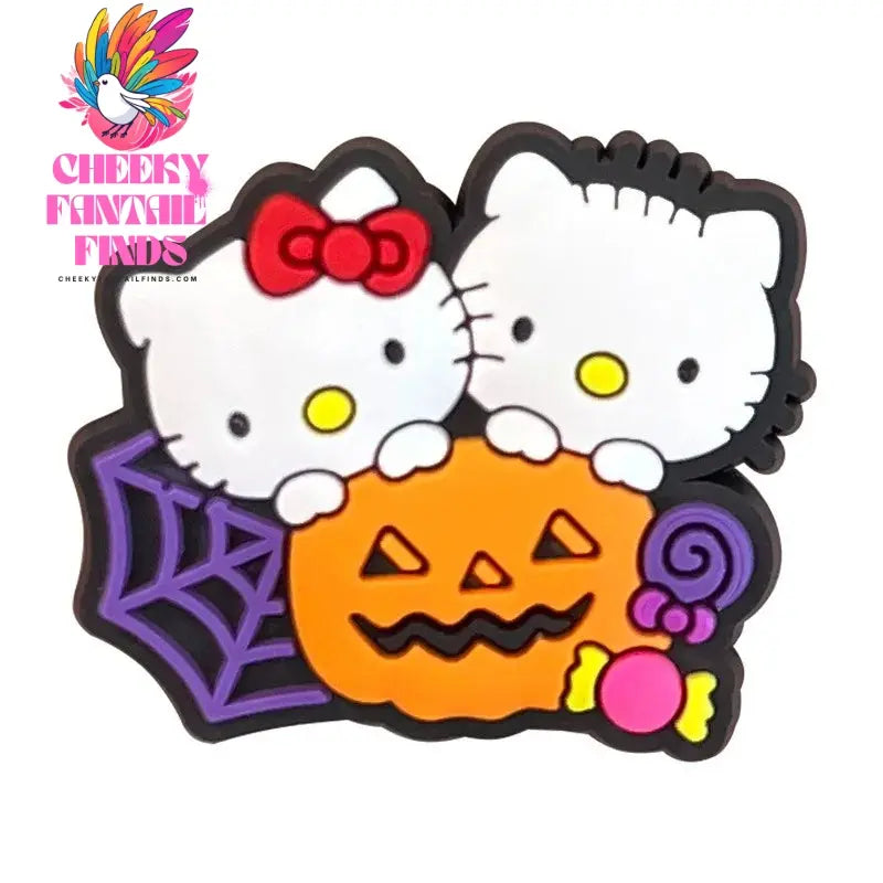 Funny 1PCS Halloween Series Cartoon Ghosts Skeleton PVC Shoe Charms DIY Candy Accessories Decorate Kids Unisex Party Gift Cheeky Fantail Finds