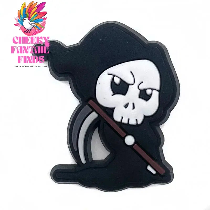 Funny 1PCS Halloween Series Cartoon Ghosts Skeleton PVC Shoe Charms DIY Candy Accessories Decorate Kids Unisex Party Gift Cheeky Fantail Finds
