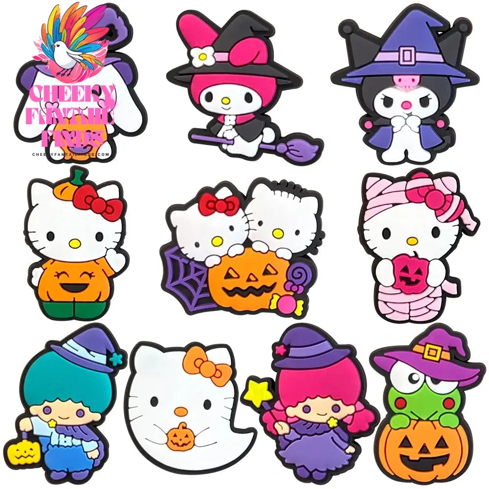 Funny 1PCS Halloween Series Cartoon Ghosts Skeleton PVC Shoe Charms DIY Candy Accessories Decorate Kids Unisex Party Gift Cheeky Fantail Finds
