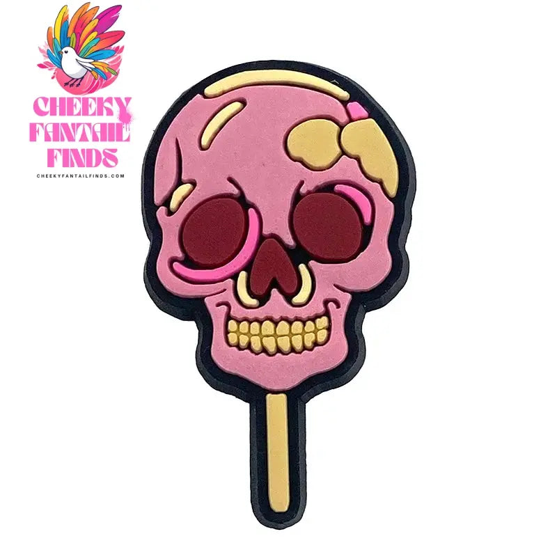 Funny 1PCS Halloween Series Cartoon Ghosts Skeleton PVC Shoe Charms DIY Candy Accessories Decorate Kids Unisex Party Gift Cheeky Fantail Finds