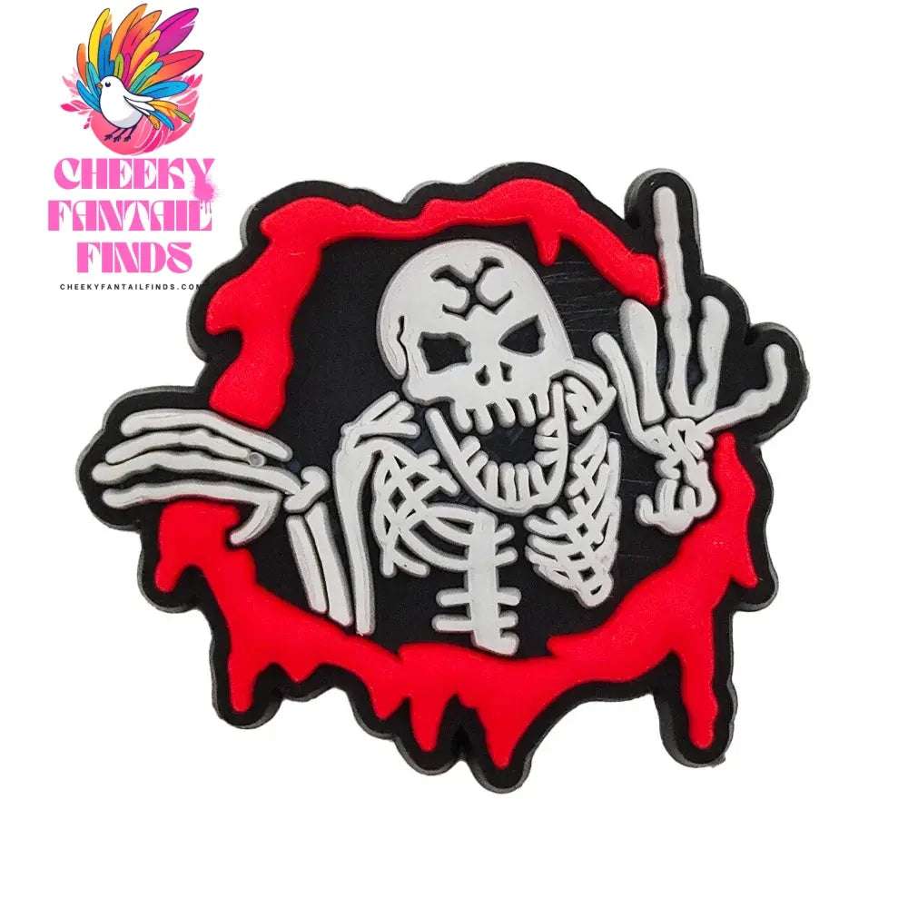 Funny 1PCS Halloween Series Cartoon Ghosts Skeleton PVC Shoe Charms DIY Candy Accessories Decorate Kids Unisex Party Gift Cheeky Fantail Finds