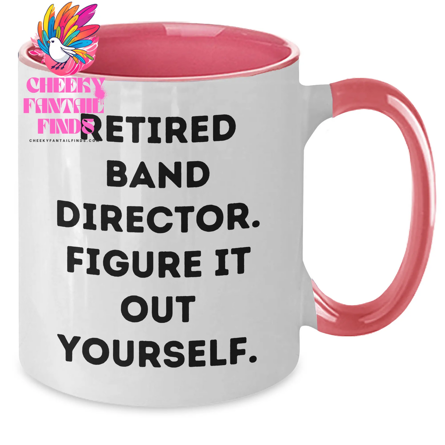 Funny Band Director Gifts for Men - 'Figure It Out Yourself' Two Tone Coffee Mug, Perfect for Father's Day - Additional