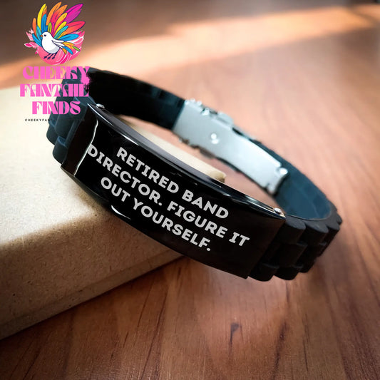 Funny Band Director Quote Glide lock Clasp Bracelet, Gifts from Men to Band Director, Father's Day Unique Gifts - Image 2