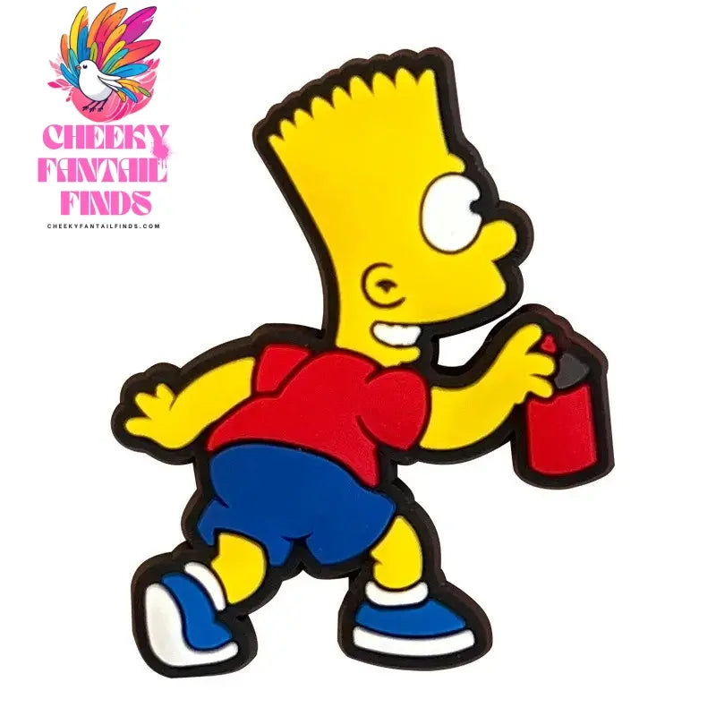 Funny Cartoon comedy Yellow Shoe Charms Family Characters PVC 1PCS Fashion Sandals Pin DIY Accessories Decorate Boys kids Gifts Cheeky Fantail Finds