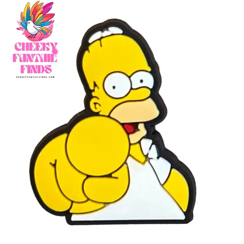 Funny Cartoon comedy Yellow Shoe Charms Family Characters PVC 1PCS Fashion Sandals Pin DIY Accessories Decorate Boys kids Gifts Cheeky Fantail Finds
