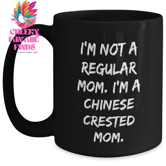 Funny Chinese Crested Dog Mom Coffee Mug for Dad, Gifts from Family, Unique Father's Day Unique Gifts for Chinese Crested Dog Lovers - Main