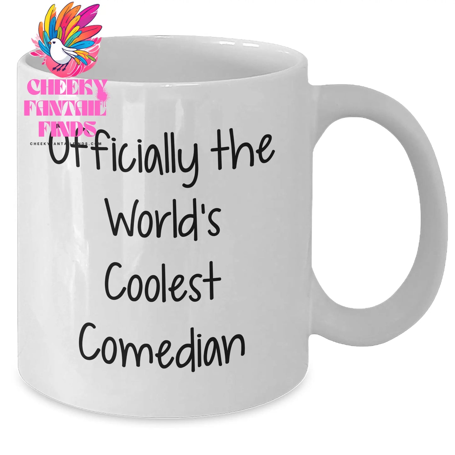Funny Comedian Gifts, Officially The World's Coolest Comedian Quote, White Coffee Mug for Comedian Friends, Gifts from Family, Mother's Day Unique - Additional