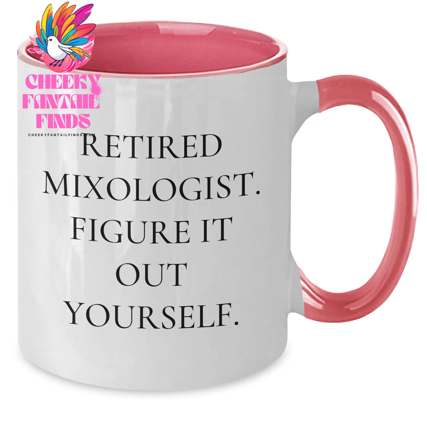 Funny Mixologist Gifts from Men, Gifts for Retired Mixologists - Father's Day Unique Two Tone Coffee Mug - Additional