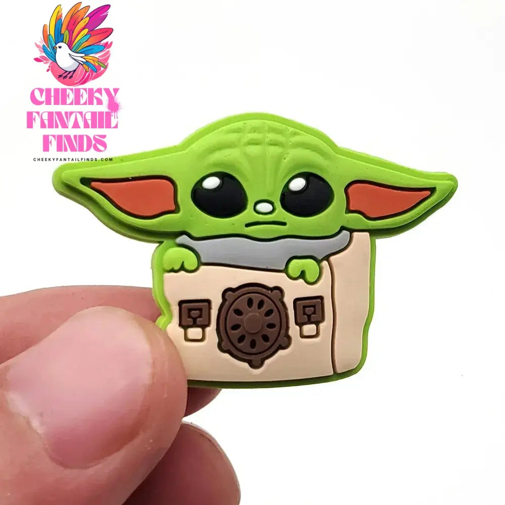 Funny Movies 1pcs Shoes Charms Decoration Accessories Cute Shoe Sandals Button Yoda Charms for Kids Women Party Gifts Set Cheeky Fantail Finds