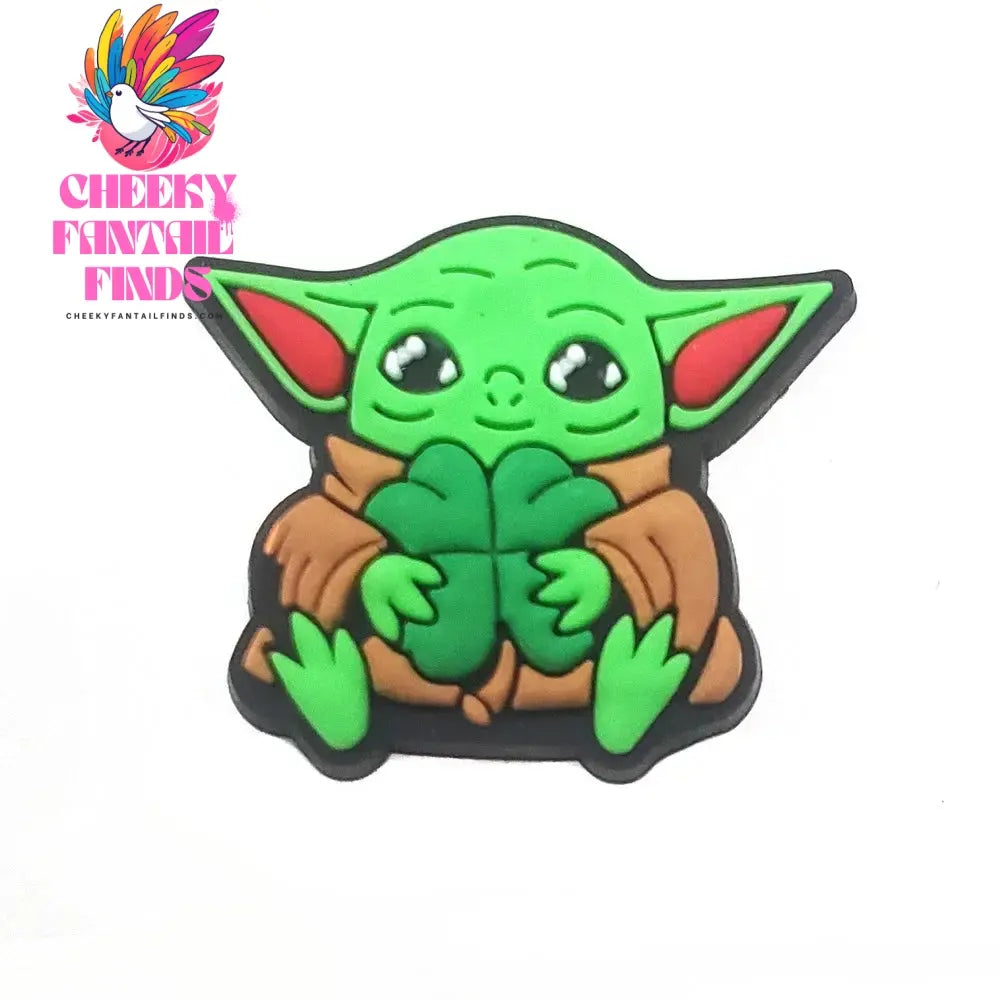Funny Movies 1pcs Shoes Charms Decoration Accessories Cute Shoe Sandals Button Yoda Charms for Kids Women Party Gifts Set Cheeky Fantail Finds