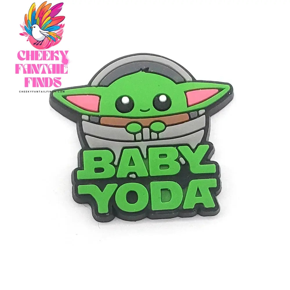Funny Movies 1pcs Shoes Charms Decoration Accessories Cute Shoe Sandals Button Yoda Charms for Kids Women Party Gifts Set Cheeky Fantail Finds