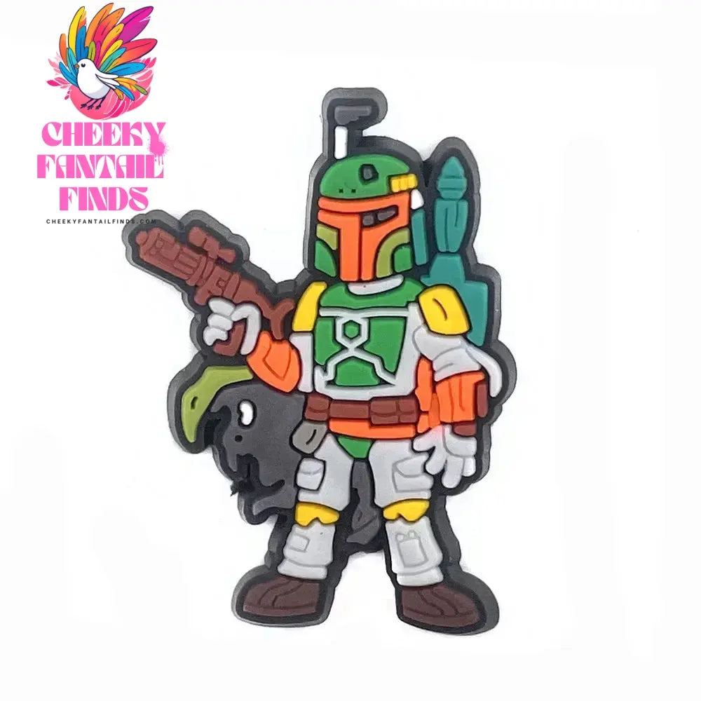 Funny Movies 1pcs Shoes Charms Decoration Accessories Cute Shoe Sandals Button Yoda Charms for Kids Women Party Gifts Set Cheeky Fantail Finds