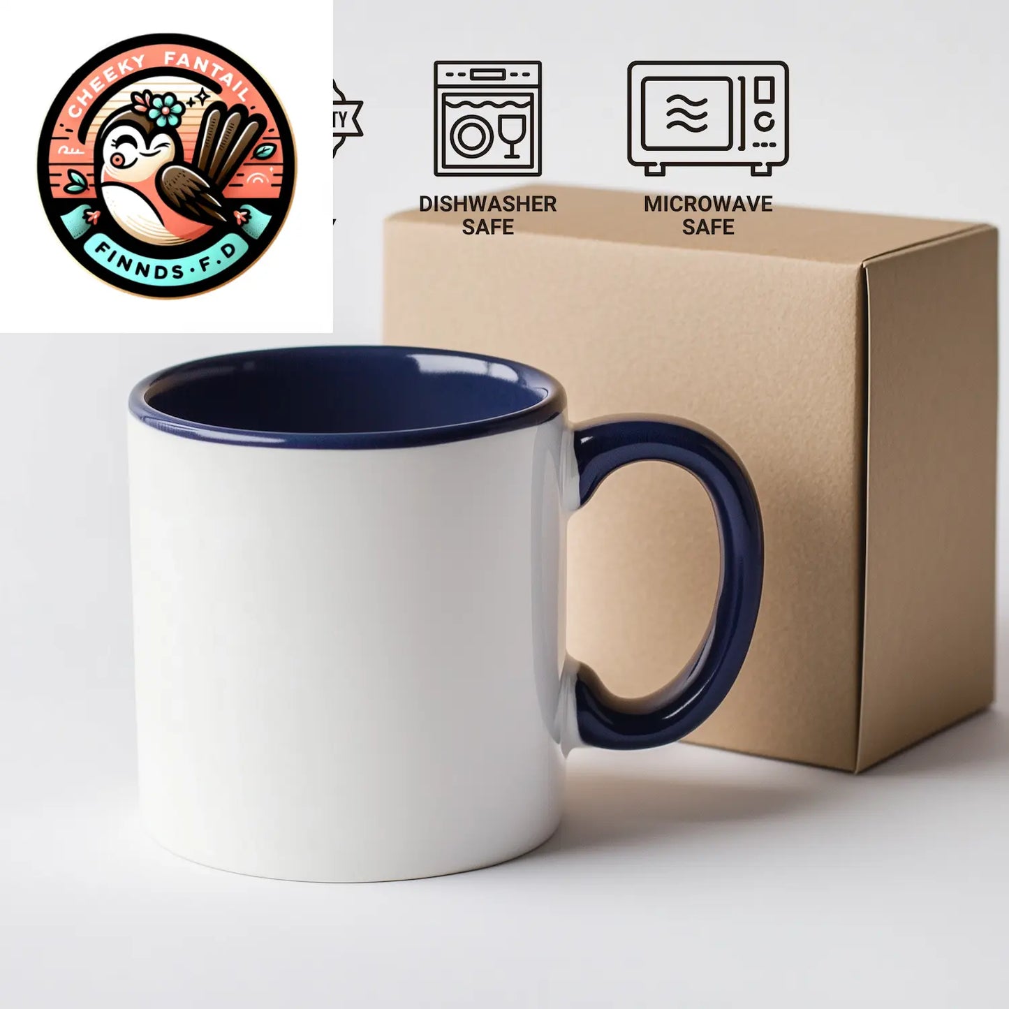 Funny President Gifts - Keep Calm Or I Will Use My President Voice Two Tone Coffee Mug, Father's Day Unique Gifts from Men to President - Additional