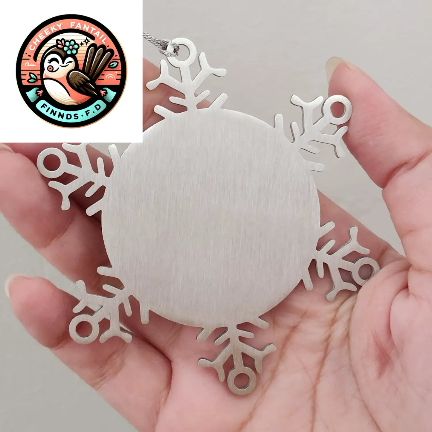 Funny Rottweiler Dog Owner Gifts | I Love My Rottweiler. People, Not So Much. Stainless Steel Snowflake Ornament for Rottweiler Lover Friends and Family Christmas Unique Gifts - Image 4