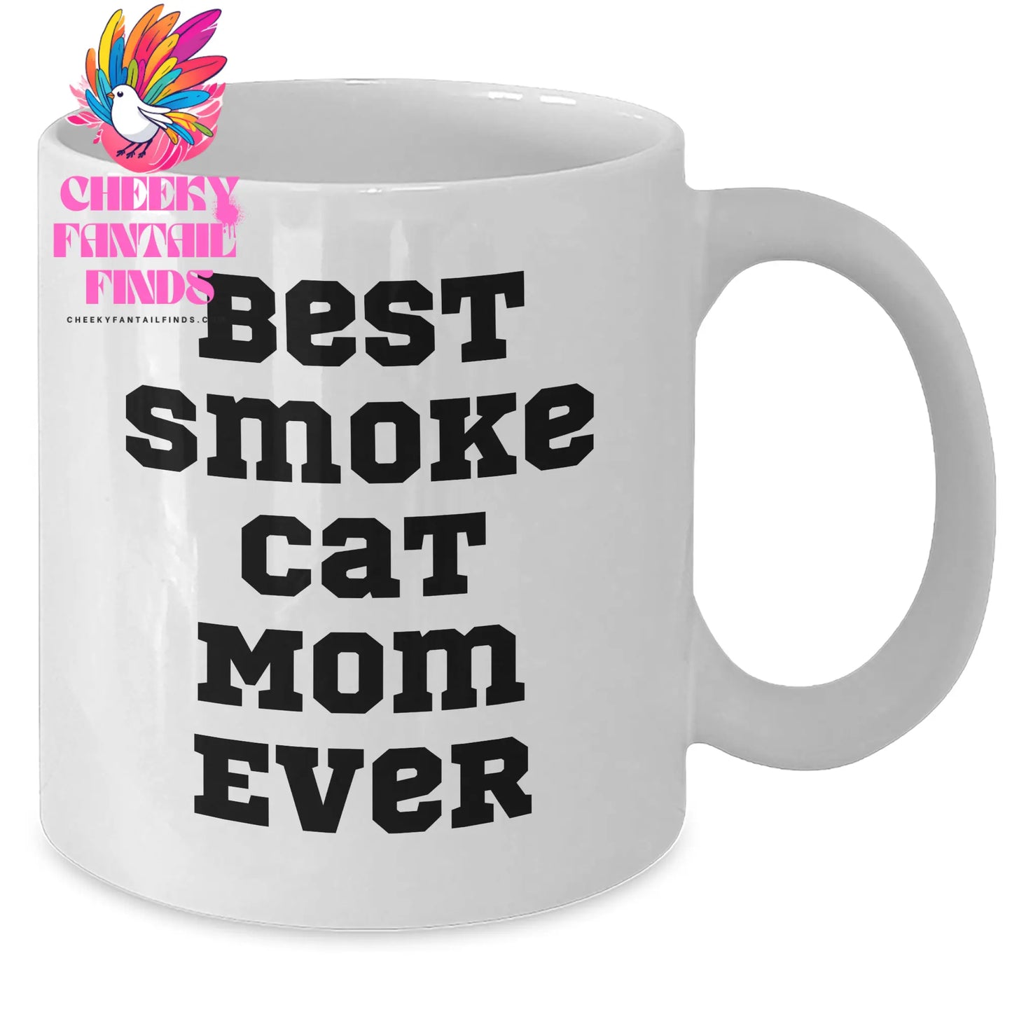 Gifts for Best Smoke Cat Mom Ever | Funny Smoke Cat White Coffee Mug | Gifts from Daughter or Son | Father's Day Unique Gifts - Additional