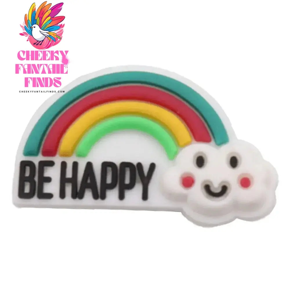 Good Quality 1pcs PVC Shoe Charms Colorful Beautiful Rainbow White Clouds Accessories DIY Shoe Ornament Fit Wristband Hot Gift - Cheeky Fantail Finds
