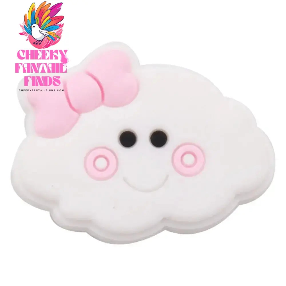 Good Quality 1pcs PVC Shoe Charms Colorful Beautiful Rainbow White Clouds Accessories DIY Shoe Ornament Fit Wristband Hot Gift - Cheeky Fantail Finds