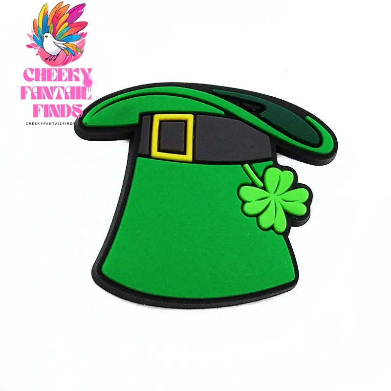 Green Cute Cartoon Shoe Flower Accessories Decorative Button Cheeky Fantail Finds
