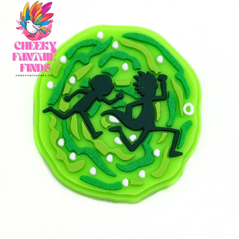 Green Cute Cartoon Shoe Flower Accessories Decorative Button Cheeky Fantail Finds