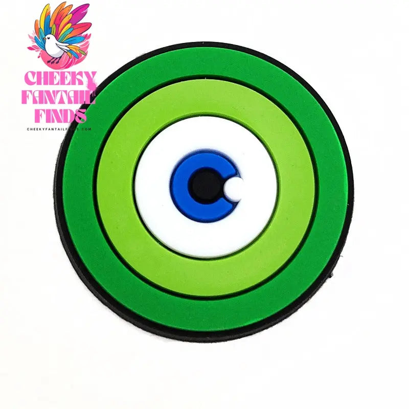 Green Cute Cartoon Shoe Flower Accessories Decorative Button Cheeky Fantail Finds