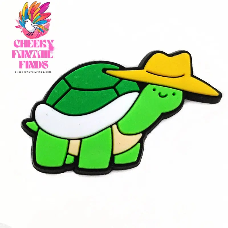 Green Cute Cartoon Shoe Flower Accessories Decorative Button Cheeky Fantail Finds