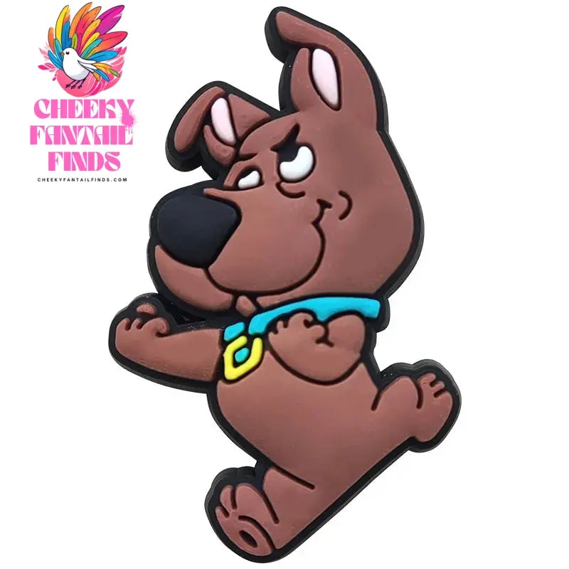 HOT Sale 1pcs Classic Scoob Cartoon Movie series Shoe Charms Accessories Decorations PVC Buckle for Kids Party Xmas Gifts Cheeky Fantail Finds