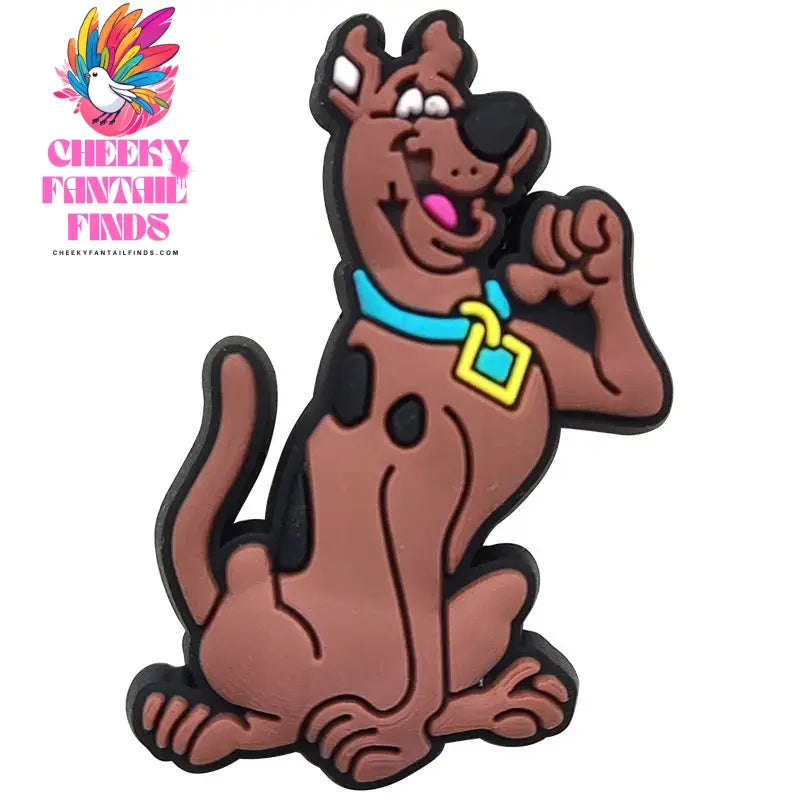 HOT Sale 1pcs Classic Scoob Cartoon Movie series Shoe Charms Accessories Decorations PVC Buckle for Kids Party Xmas Gifts Cheeky Fantail Finds