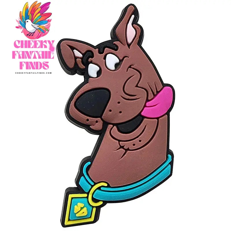 HOT Sale 1pcs Classic Scoob Cartoon Movie series Shoe Charms Accessories Decorations PVC Buckle for Kids Party Xmas Gifts Cheeky Fantail Finds