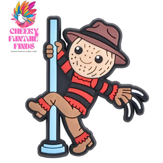 Halloween Horror Movie Characters Shoe Charms Decoration for Kids Boys Girls Men Women Wristband Sandals Clog Accessories Cheeky Fantail Finds