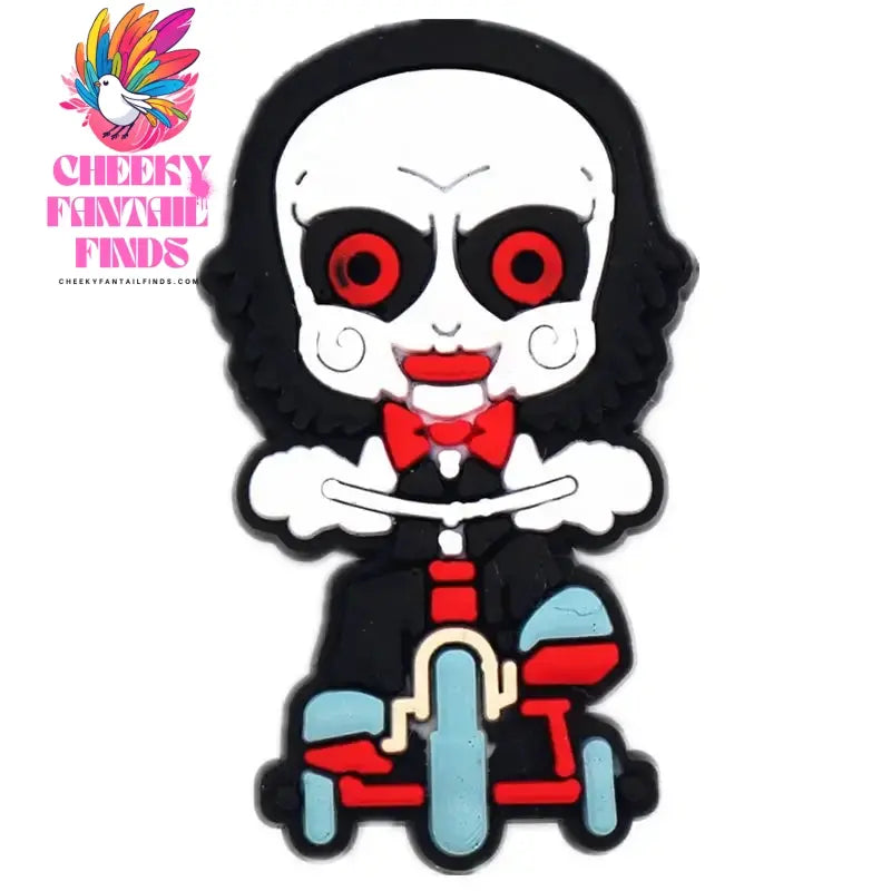 Halloween Horror Movie Style Shoe Charms PVC Grim Reaper Chainsaw Wizard Murderer Designer Clogs Accessories Decorations Cheeky Fantail Finds