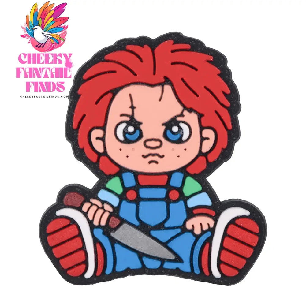 Halloween Shoe Charms Cartoon Horror Movie Character Shoe Decoration for Kids Boys Girls Clog Accessories Party Favor Cheeky Fantail Finds