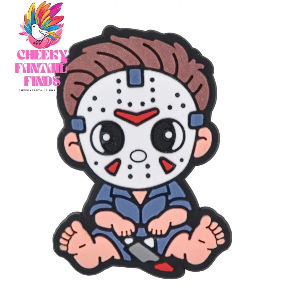 Halloween Shoe Charms Cartoon Horror Movie Character Shoe Decoration for Kids Boys Girls Clog Accessories Party Favor Cheeky Fantail Finds