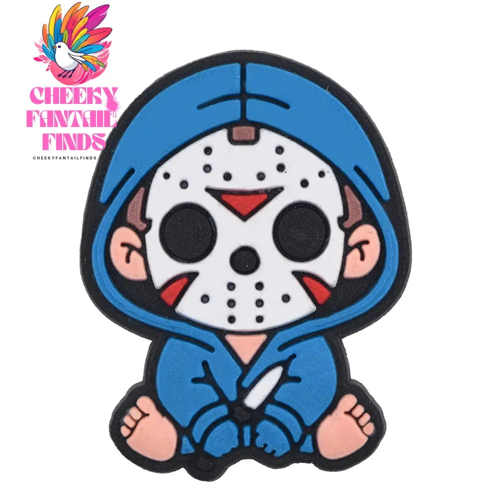 Halloween Shoe Charms Cartoon Horror Movie Character Shoe Decoration for Kids Boys Girls Clog Accessories Party Favor Cheeky Fantail Finds
