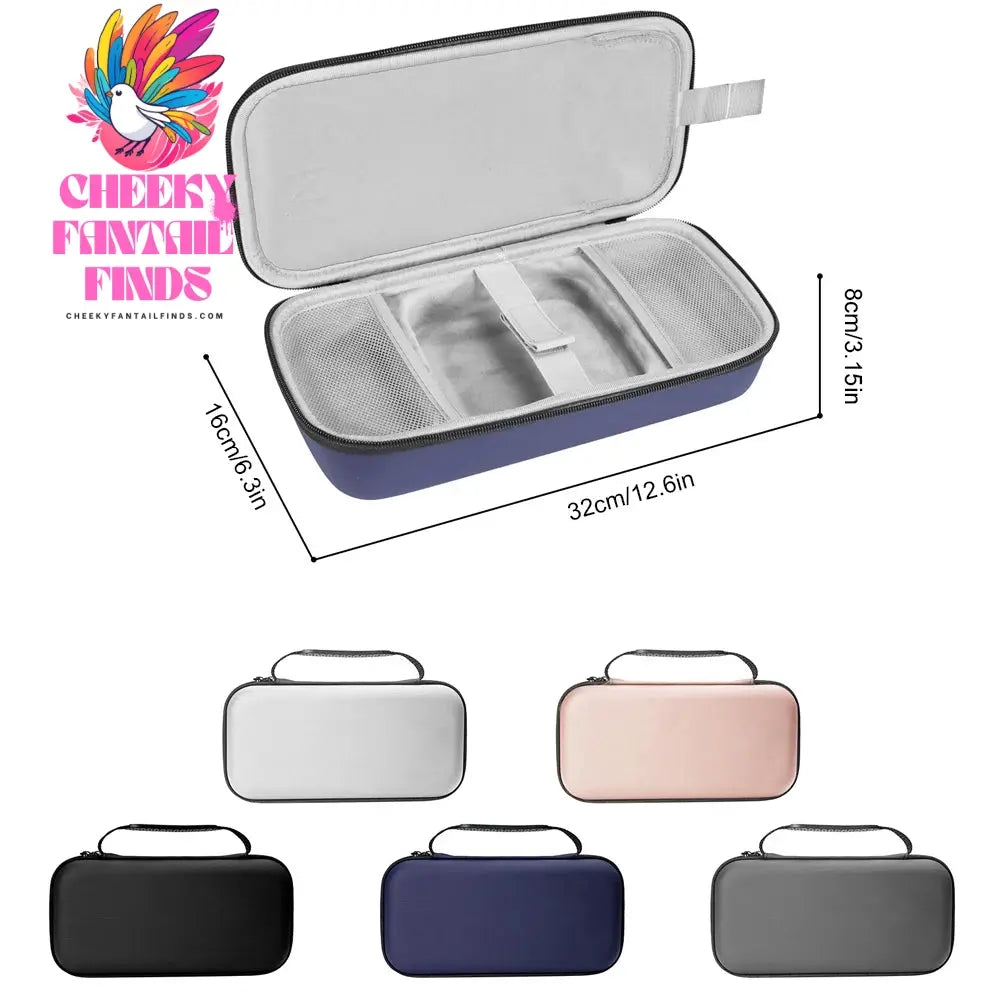 Hard Carrying Case Shockproof Portable Suitcase Anti-scratch Carrying Bag with Mesh Pocket for Apple Mac Mini M4/M4 Pro Cheeky Fantail Finds