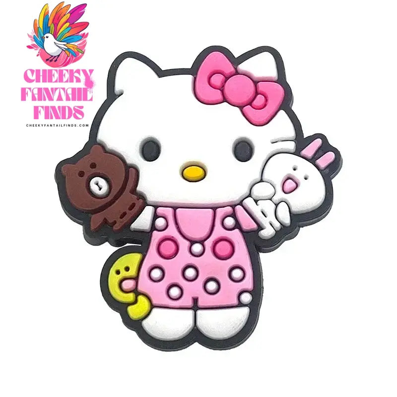 Hello Kitty Shoe Charms for Cartoon Shoe Decorations for Clogs Sandals Shoe Accessories Cheeky Fantail Finds