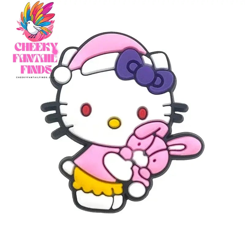 Hello Kitty Shoe Charms for Cartoon Shoe Decorations for Clogs Sandals Shoe Accessories Cheeky Fantail Finds