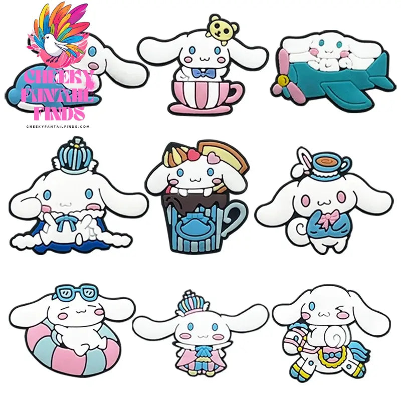 Hellokitty Kuromi Cinnamoroll Shoe Charms PVC Shoe Accessories Decoration Buckle For Clog Sandal Kids X-mas Gifts - Cheeky Fantail Finds