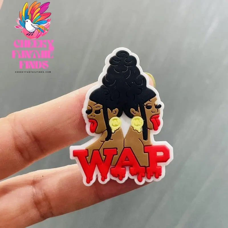 Hole Shoes Shoe Buckle Removable Accessories High Street Cartoon Cheeky Fantail Finds