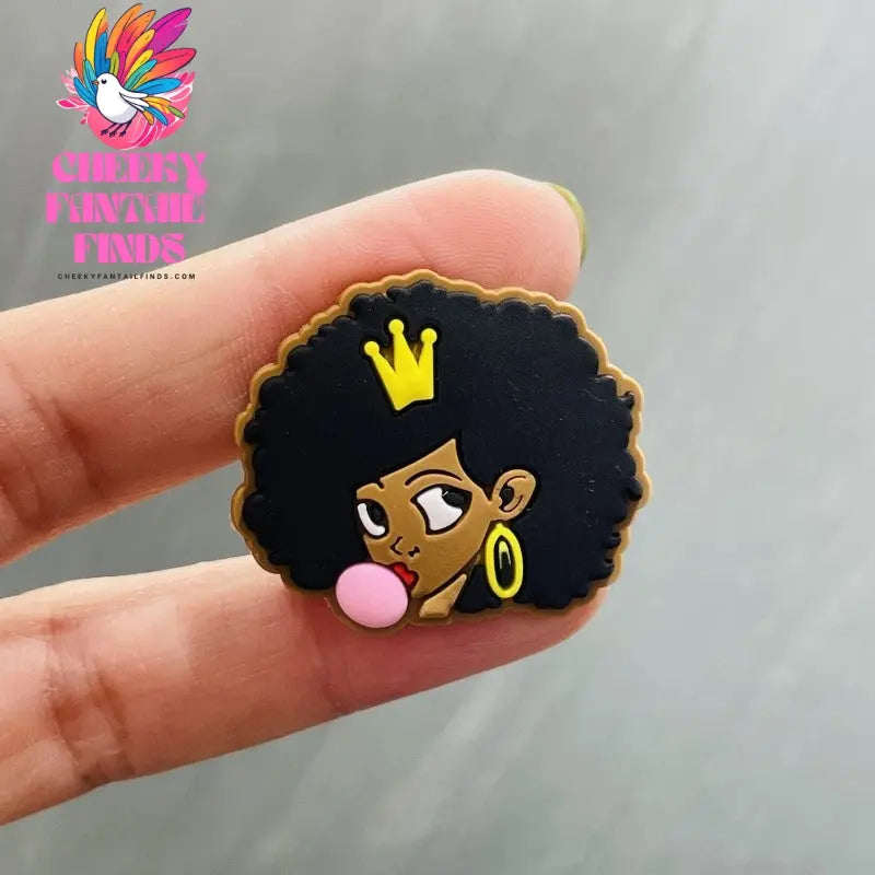 Hole Shoes Shoe Buckle Removable Accessories High Street Cartoon Cheeky Fantail Finds