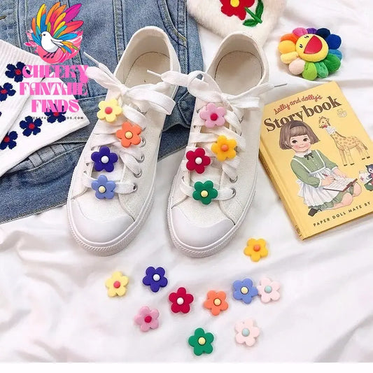 Hole Shoes Shoe Flower Decoration Accessories Cheeky Fantail Finds