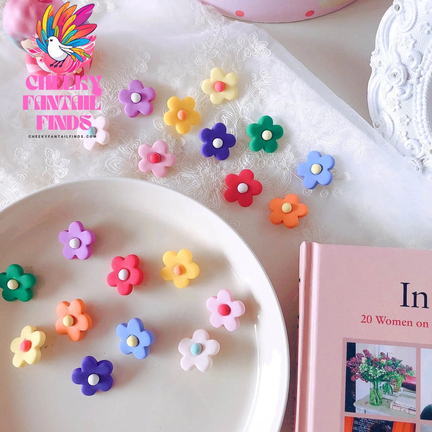 Hole Shoes Shoe Flower Decoration Accessories Cheeky Fantail Finds