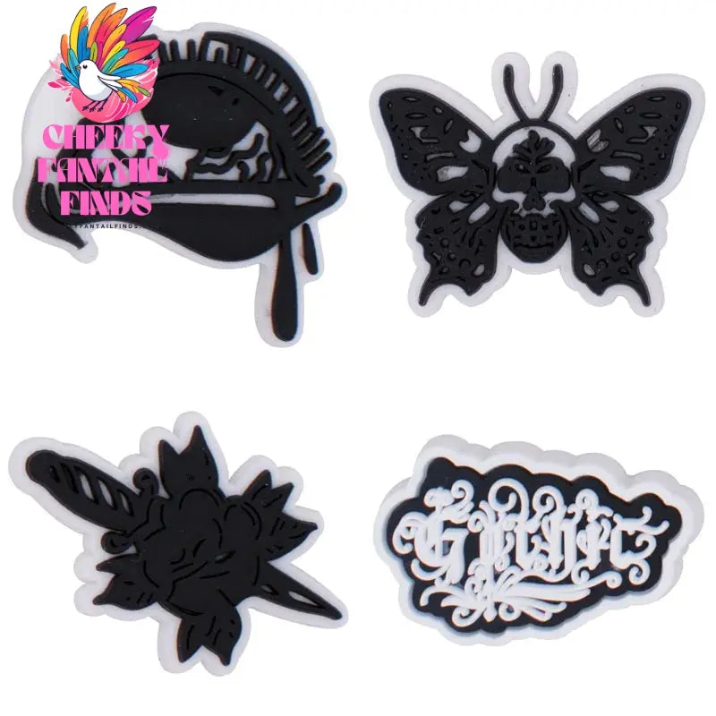 Horror Halloween Shoe Charms for Shoes Accessories Clogs Pins Women Badges Boy Girls Jeans Kids Decorations Shoes Accessories Cheeky Fantail Finds